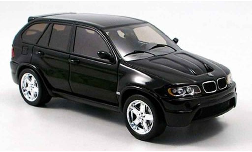 Bmw X5 E53 1/43 Spark noire miniature