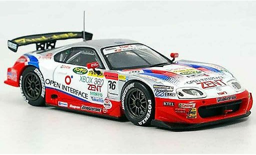 Toyota Supra Super GT 1/43 Ebbro open interface no. 36 2005 miniature