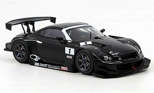 Lexus SC 430 1/43 Ebbro Test Car No.1 noire 2006 miniature