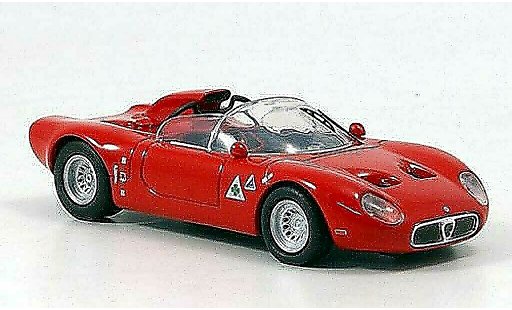 Alfa Romeo 33.2 fleron 1/43 M4 1967 Prova rouge miniature