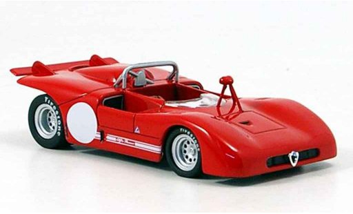 Alfa Romeo 33.3 prototipo 1/43 M4 1971 prova rouge miniature