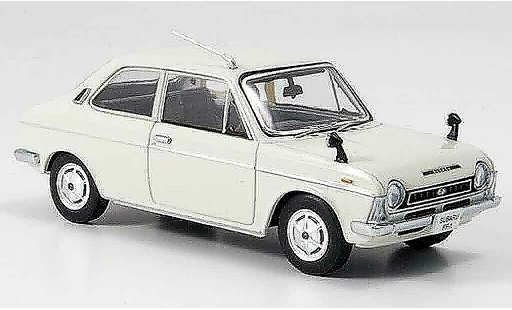 Subaru FF Base 1/43 Ebbro 1 1100 blanche 1969 miniature