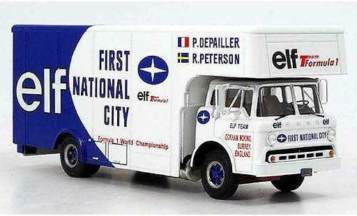 Ford Type C Team Elf 1/43 Exoto Transporter Formule 1 miniature