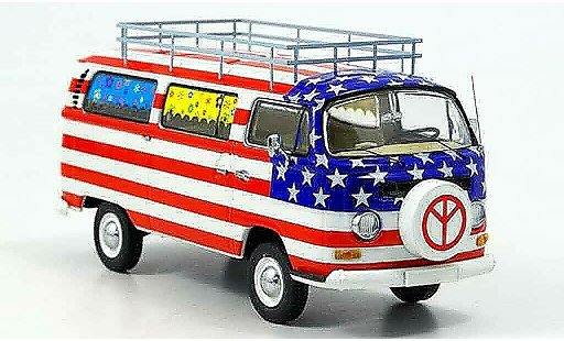 Volkswagen Combi A 1/43 Schuco t2a bus stars and stripes miniature