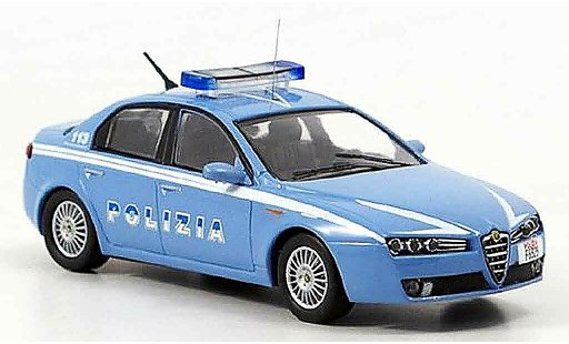 Alfa Romeo 159 polizia 1/43 M4 police 2007 miniature