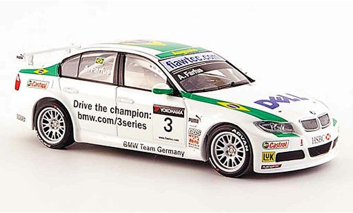 Bmw 320 WTCC 1/43 Minichamps Farfus Team Germany 2007 miniature
