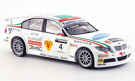 Bmw 320 WTCC 1/43 Minichamps Zanardi Team Italien Spanien 2007 miniature