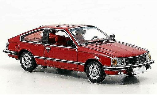 Opel Monza Base 1/43 Minichamps rouge 1980 miniature