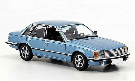 Opel Senator A1 1/43 Minichamps bleu 1980 miniature