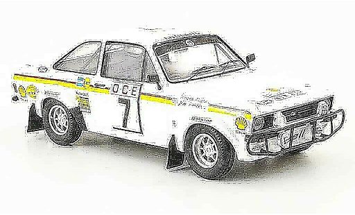 Ford Escort Berlina 1/43 Trofeu Clark Rally Marokko 1976 miniature