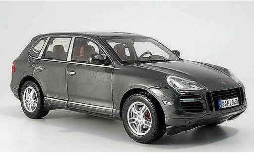 Porsche Cayenne Turbo 1/18 Norev grise 2007 miniature