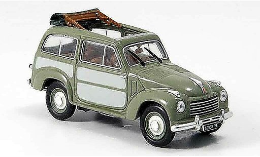 Fiat 500 C 1/43 Norev Belvedere grise 1952 miniature