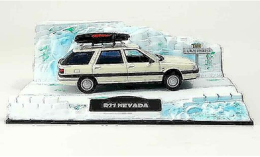 Renault 21 Nevada 1/43 Norev depart au ski avec toitbarres de toit 1986 miniature