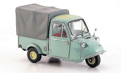 Daihatsu Midget Fourgonnette 1/43 Ebbro MP bleu grise avec Plane 1959 miniature