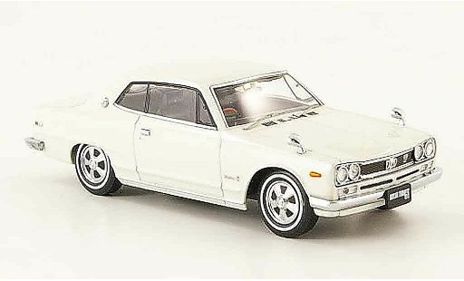 Nissan Skyline 2000 1/43 Ebbro GT (C10) Hardtop blanche 1971 miniature