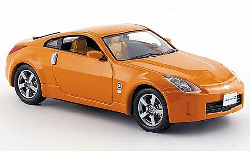 Nissan 350Z Base 1/43 J Collection orange Facelift 2007 miniature