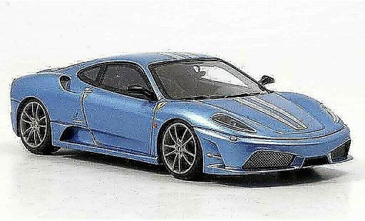 Ferrari F430 Scuderia 1/43 Look Smart bleu avec griseen bandes miniature