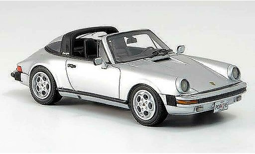 Porsche 911 Targa 1/43 Neo Carrera US-Version grise 1985 miniature