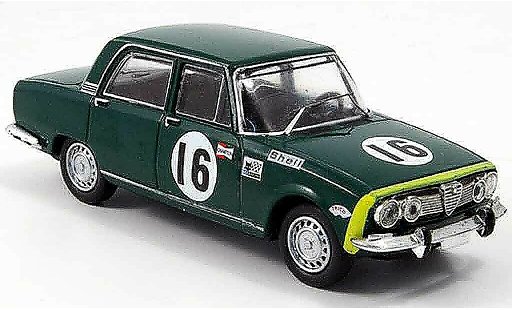 Alfa Romeo 1750 gtv 1/43 M4 berline no.16 24h spa 1968 miniature
