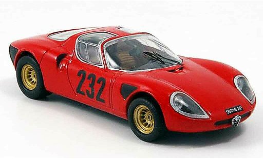 Alfa Romeo 33.3 prototipo 1/43 M4 1969 no.232 p.laureati s.giustino miniature