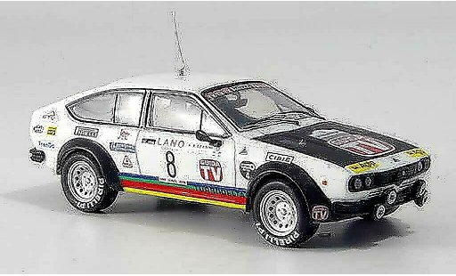 Alfa Romeo Alfetta gtv 2.0 1/43 M4 V Alfetta 2000 turbodelta No.8 Rally Zypern 1980 miniature