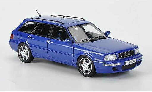 Audi RS2 avant 1/43 Neo bleu miniature
