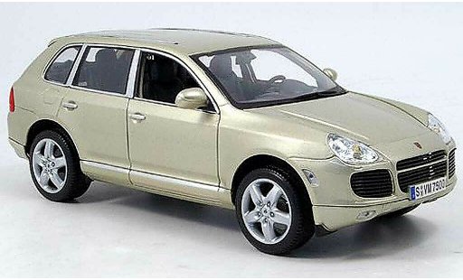 Porsche Cayenne Turbo 1/18 Maisto beige 2003 miniature