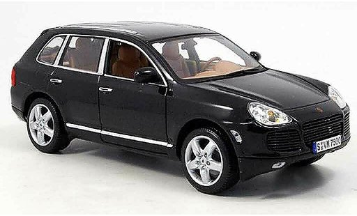 Porsche Cayenne Turbo S 1/18 Norev noire 2003 miniature