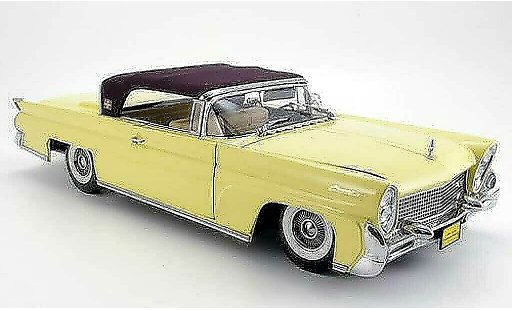 Lincoln Continental 1958 1/18 Sun Star mark iii jaune miniature