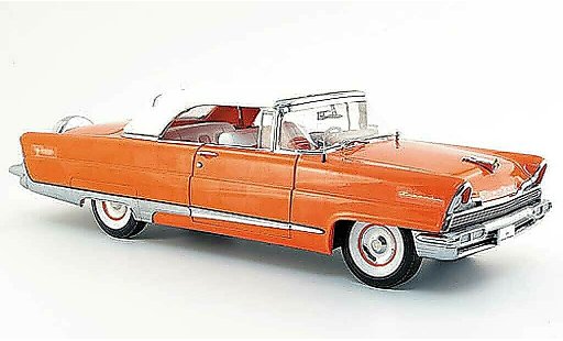 Lincoln Premiere Convertible 1/18 Sun Star cabriolet rose 1956 miniature