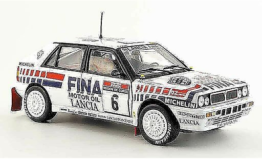 Lancia Delta HF Integrale 1/18 Sun Star 16v no.6 tour de corse 1990 miniature
