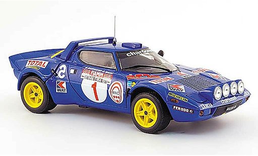 Lancia Stratos HF 1/18 Sun Star no.1 darniche mahe rallye elba 1977 miniature