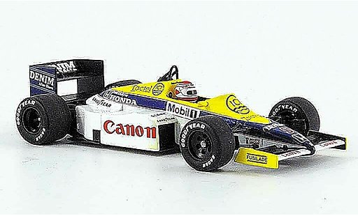 Honda F1 Base 1/43 Minichamps Williams FW 10 No.5 Canon Test Paul Ricard Dez. 1985 miniature