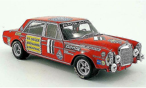 Mercedes 300 6.8 1/18 Minichamps amg no.11 24h paul ricard 1971 miniature