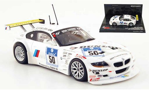 Bmw Z4 course 1/43 Minichamps E85 M Coupe No.50 Schubert Racing 24h ADAC 2007 miniature
