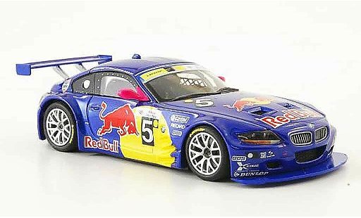 Bmw Z4 course 1/43 Minichamps E85 M Coupe No.5 Red Bull 24h Silverstone 2006 miniature