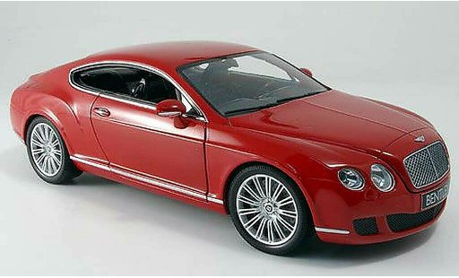 Bentley Continental GT 1/18 Minichamps rouge 2008 miniature