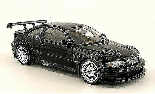 Bmw M3 coupe 1/18 Minichamps GTR E46 street noire 2001 miniature