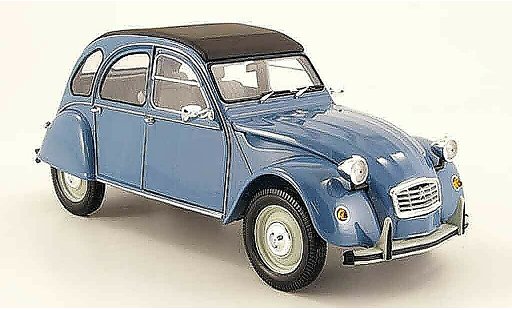 Citroen 2CV Berline 1/18 Minichamps bleu 1983 miniature