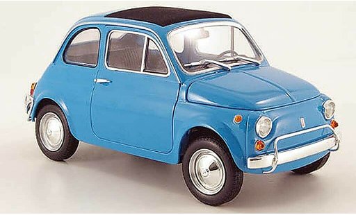 Fiat 500 L 1/18 Minichamps bleu 1968 miniature