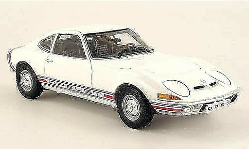 Opel GT Base 1/18 Minichamps 1900 blanche 1970 miniature