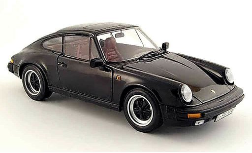 Porsche 911 3.2 1/18 Minichamps carrera noire 1983 miniature