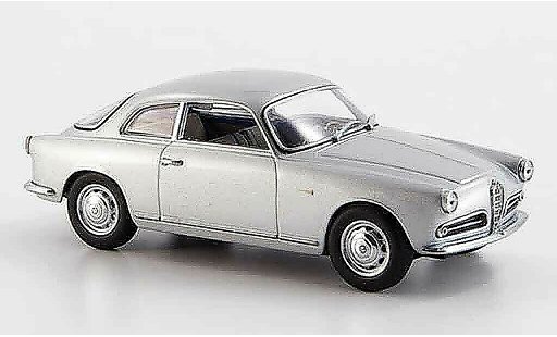 Alfa Romeo Giulietta sprint 1/43 Minichamps grise metallisee 1954 miniature