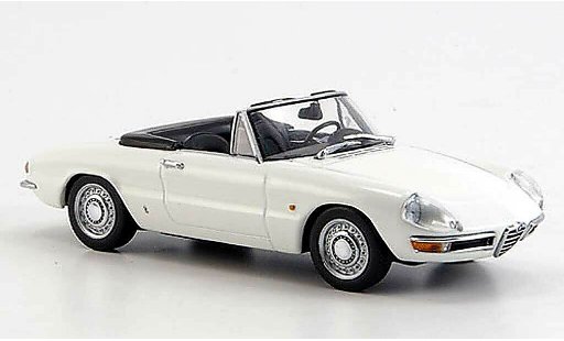 Alfa Romeo Spider Duetto 1750 veloce 1/43 Minichamps Spider blanche 1968 miniature