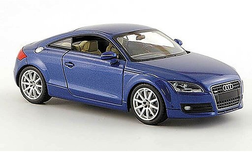 Audi TT coupe 1/43 Minichamps bleu-met. 2006 miniature