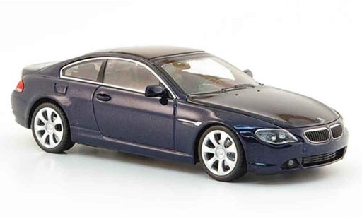 Bmw 650 E64 1/43 Minichamps Coupe bleu 2006 miniature