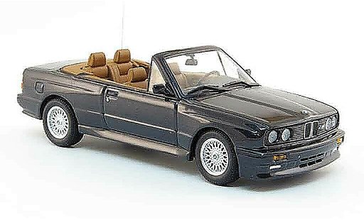 Bmw M3 Cabriolet 1/43 Minichamps E30 noire 1988 miniature