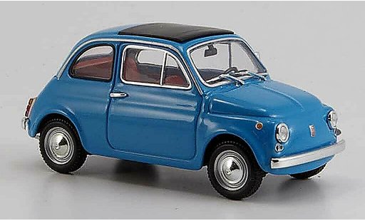 Fiat 500 B 1/43 Minichamps bleu 1965 miniature