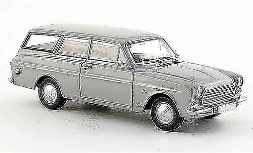 Ford Taunus Berline 1/43 Minichamps 12 M (P 4) Turnier grise miniature