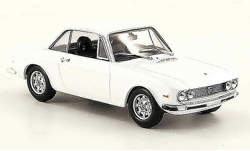 Lancia Fulvia HF 1/43 Minichamps 1600 blanche 1970 miniature